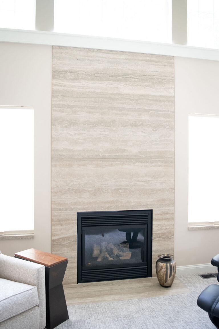 Preserve Trail Concord Living Room Fireplace