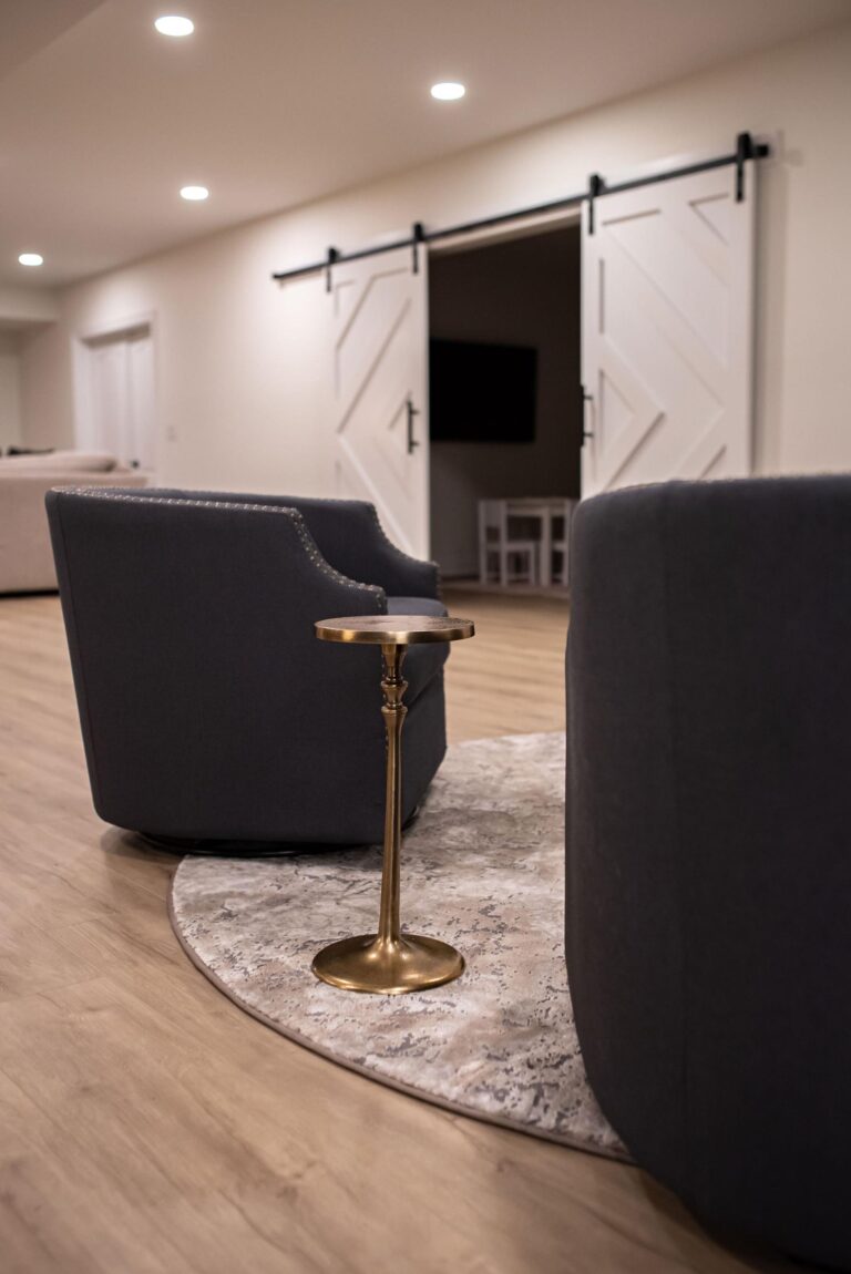 basement living room