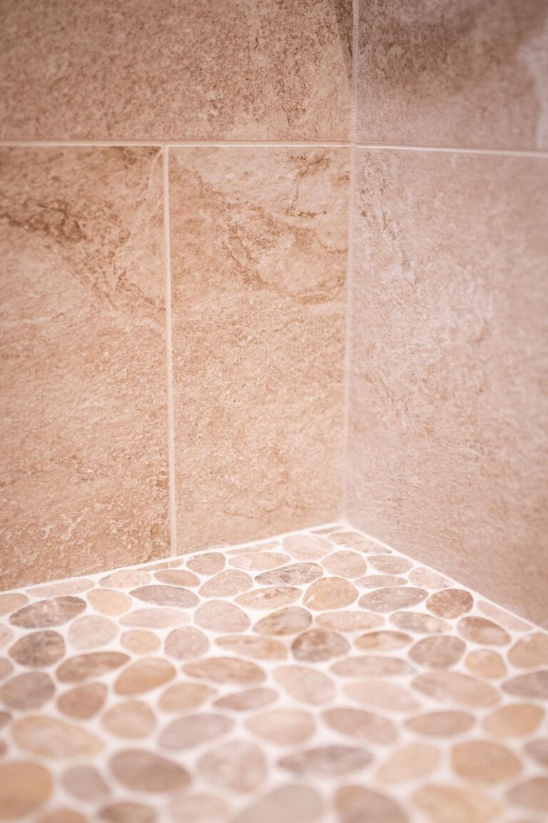 stone shower floor